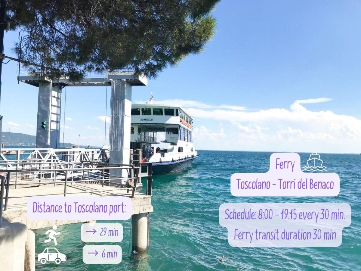 Panorama Lake View, Pool & Garden, 2 Bathrooms, Kingsize & Single-Beds, Fast Internet Toscolano Maderno Luaran gambar