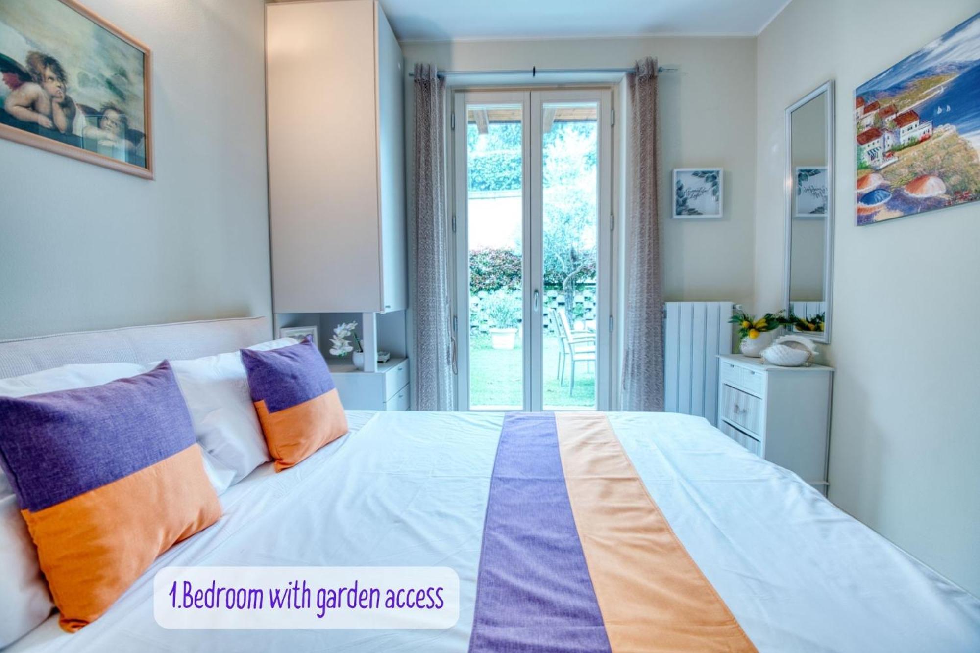 Panorama Lake View, Pool & Garden, 2 Bathrooms, Kingsize & Single-Beds, Fast Internet Toscolano Maderno Luaran gambar