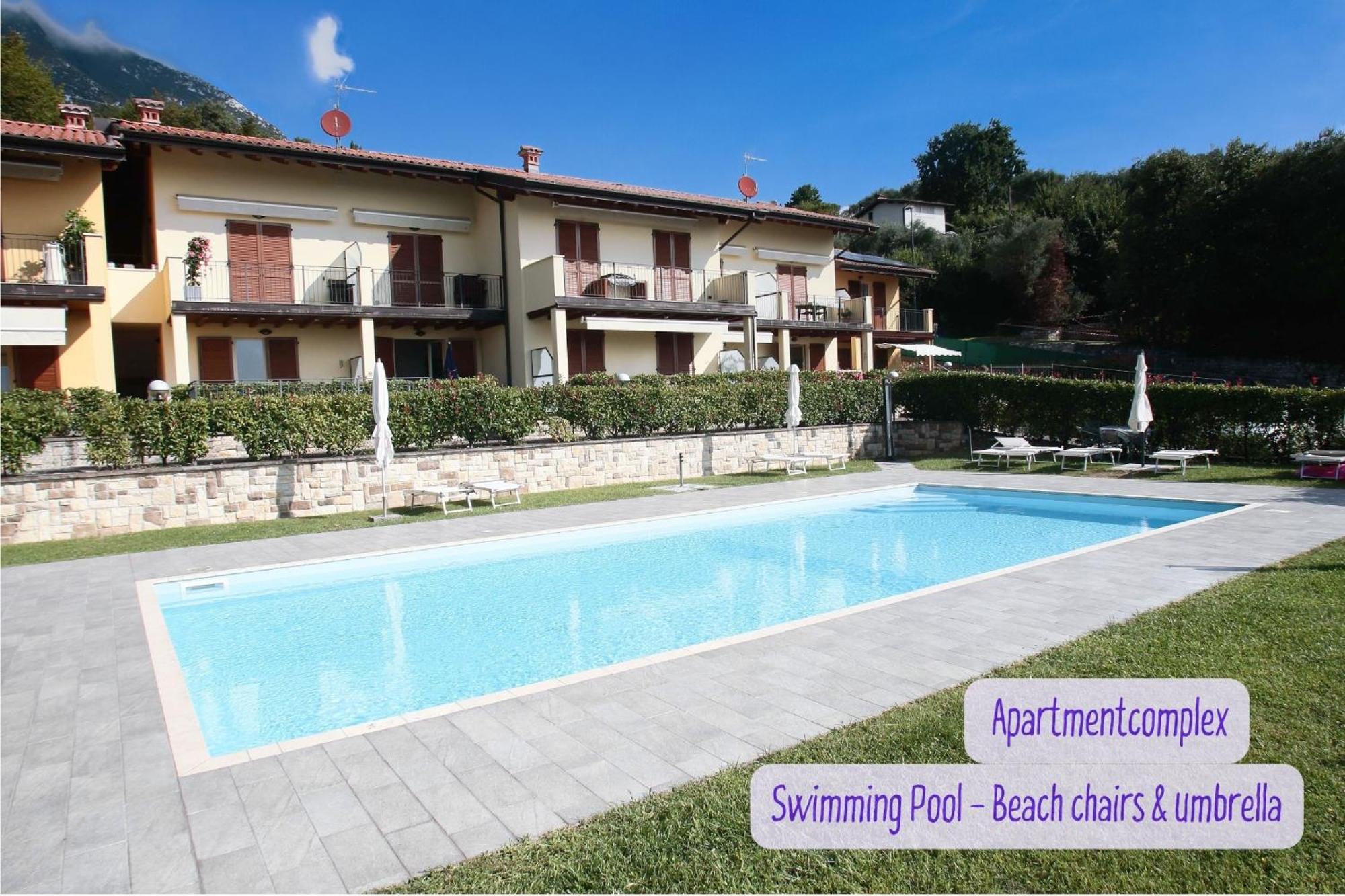 Panorama Lake View, Pool & Garden, 2 Bathrooms, Kingsize & Single-Beds, Fast Internet Toscolano Maderno Luaran gambar